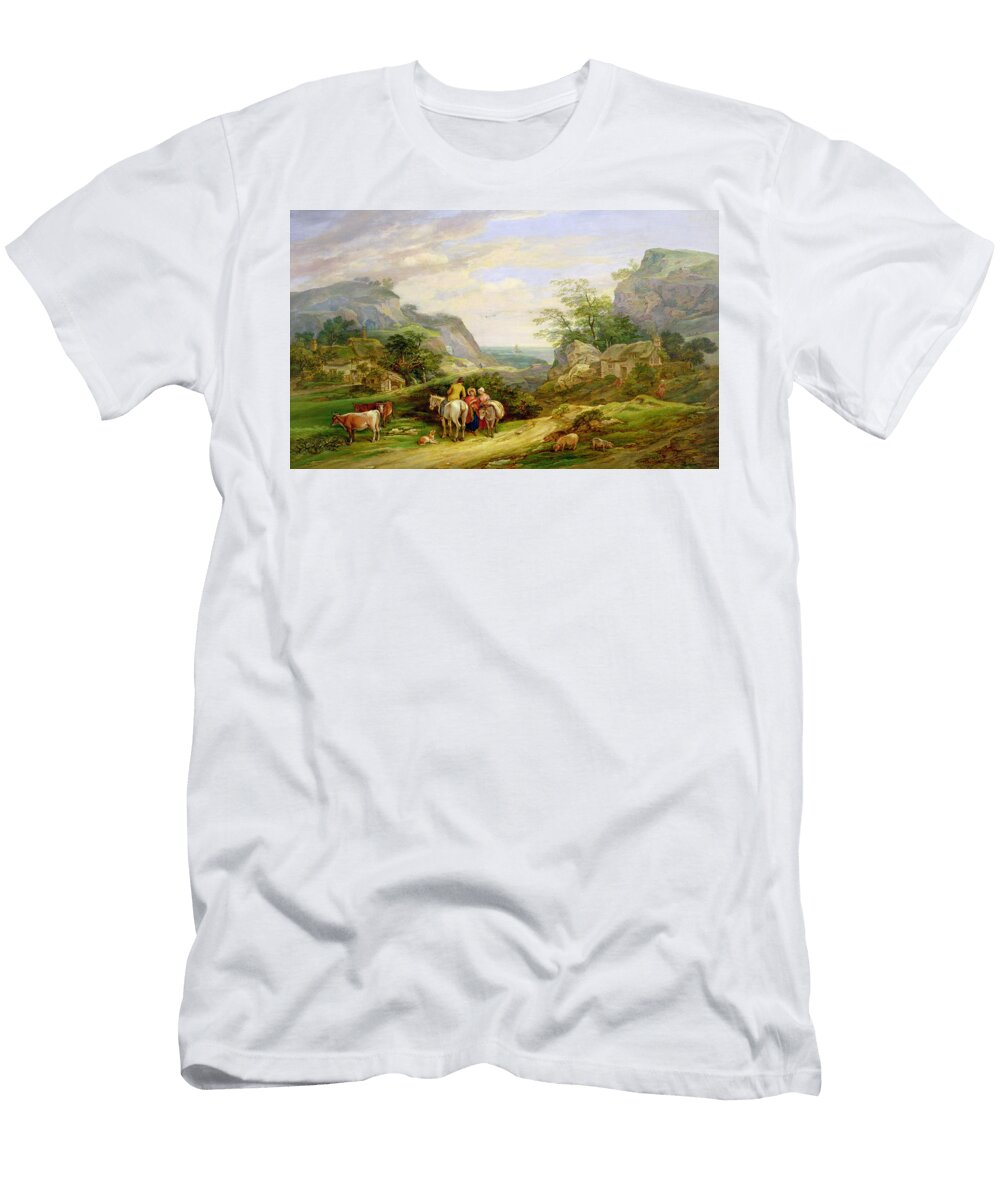 1 Landscape with Figures and Cattle James Leakey T-Shirt