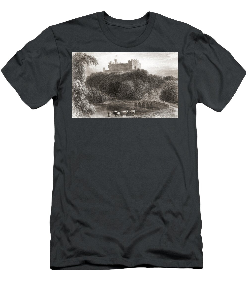 19th Century View of Belvoir Castle Ken Welsh T-Shirt