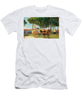 A Donkey Cart in a Southern Landscape 1900 Digital Remastered Marie Egner T-Shirt