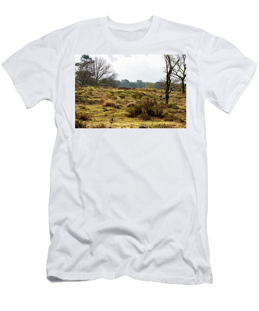 Beautiful Green Moss and Brown Grass Johan Ferret T-Shirt