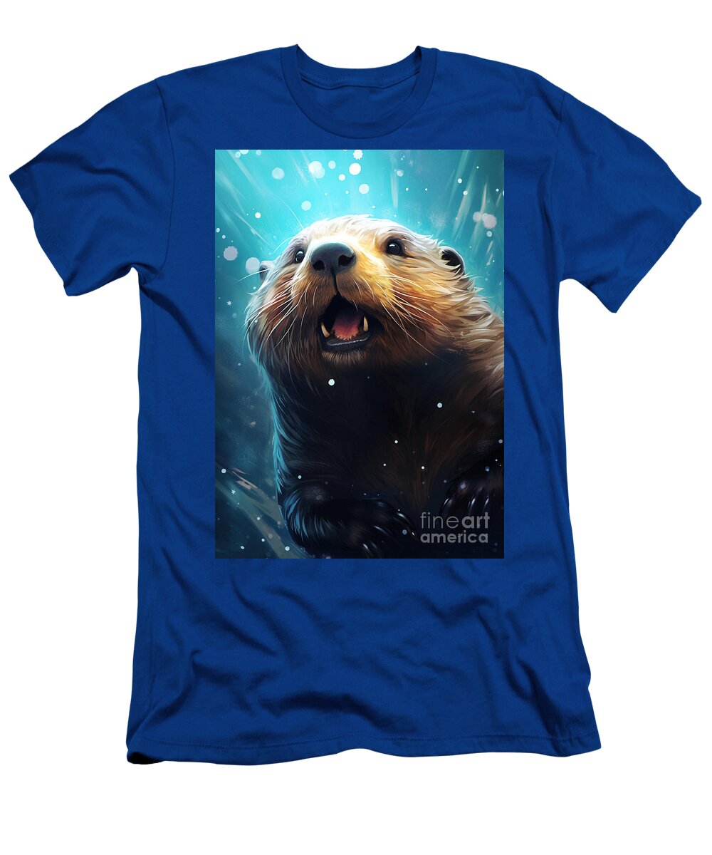 Beavers an Artistic Depiction of Busy Mammals Rhys Jacobson T-Shirt