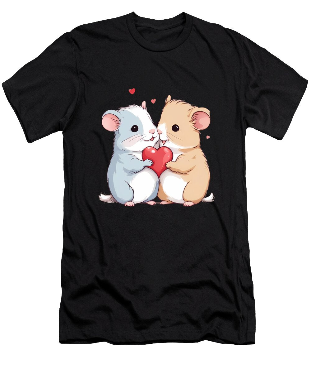Cute Hamster Anime Girl Nft T-Shirt