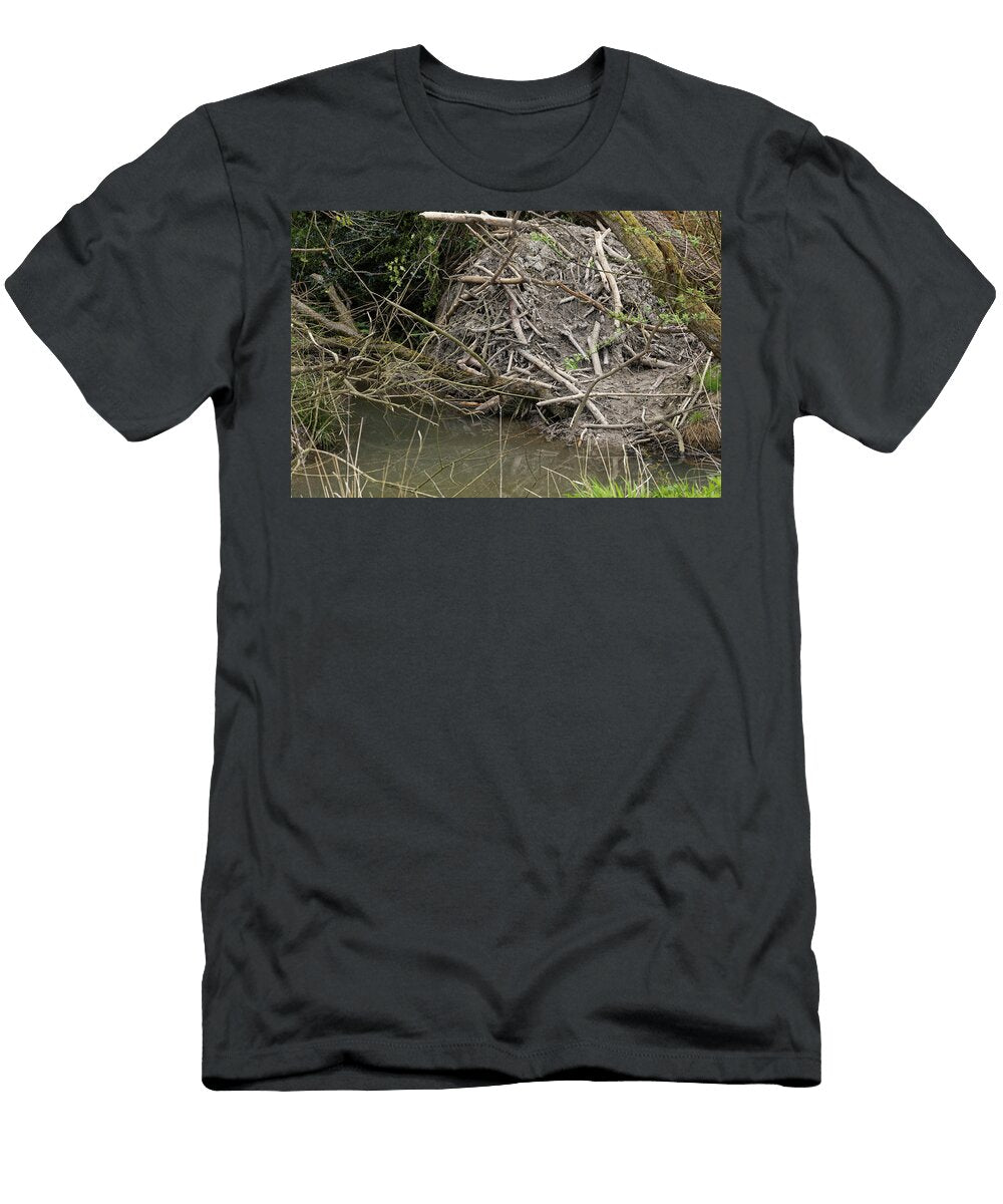 Eurasian Beaver Lodge Norfolk UK Robin Chittenden Natureplcom T-Shirt