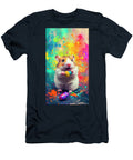 Happy Hamster in a Colorful Art Scene Cortez Schinner T-Shirt