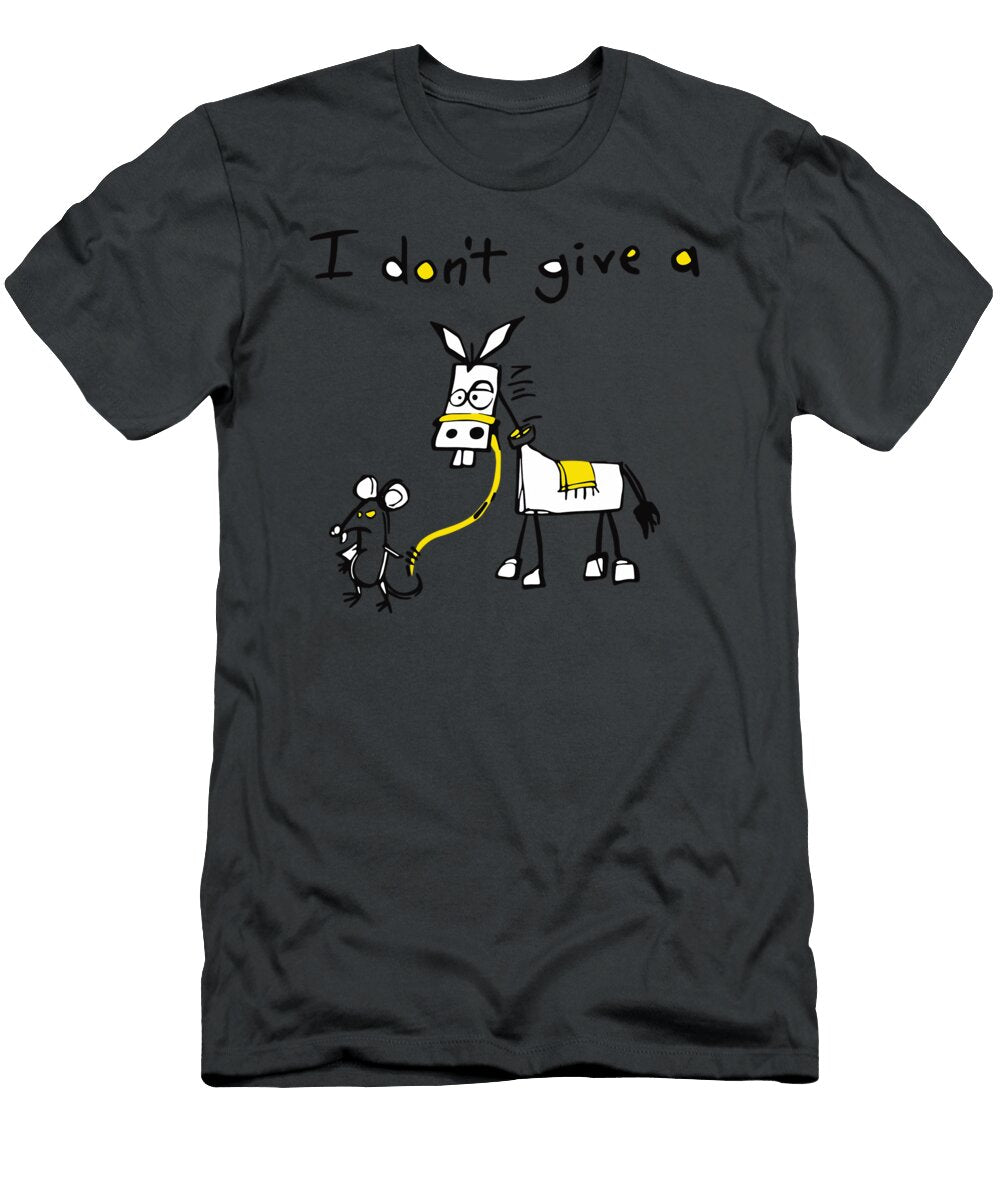 I Dont Give a Rats a Mouse Walking Donkey Draven Moana T-Shirt