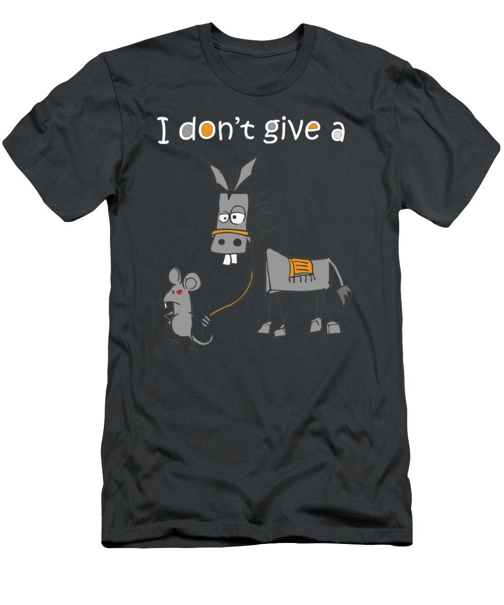 I Dont Give a Rats Ass Mouse Walking Donkey Draven Moana T-Shirt