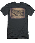Monaca Pennsylvania Vintage Map Birds Eye View 1900 Sepia Carol Japp T-Shirt