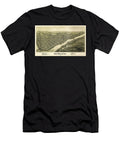 New Brighton Pennsylvania Historical Vintage Map Birds Eye View 1901 Carol Japp T-Shirt