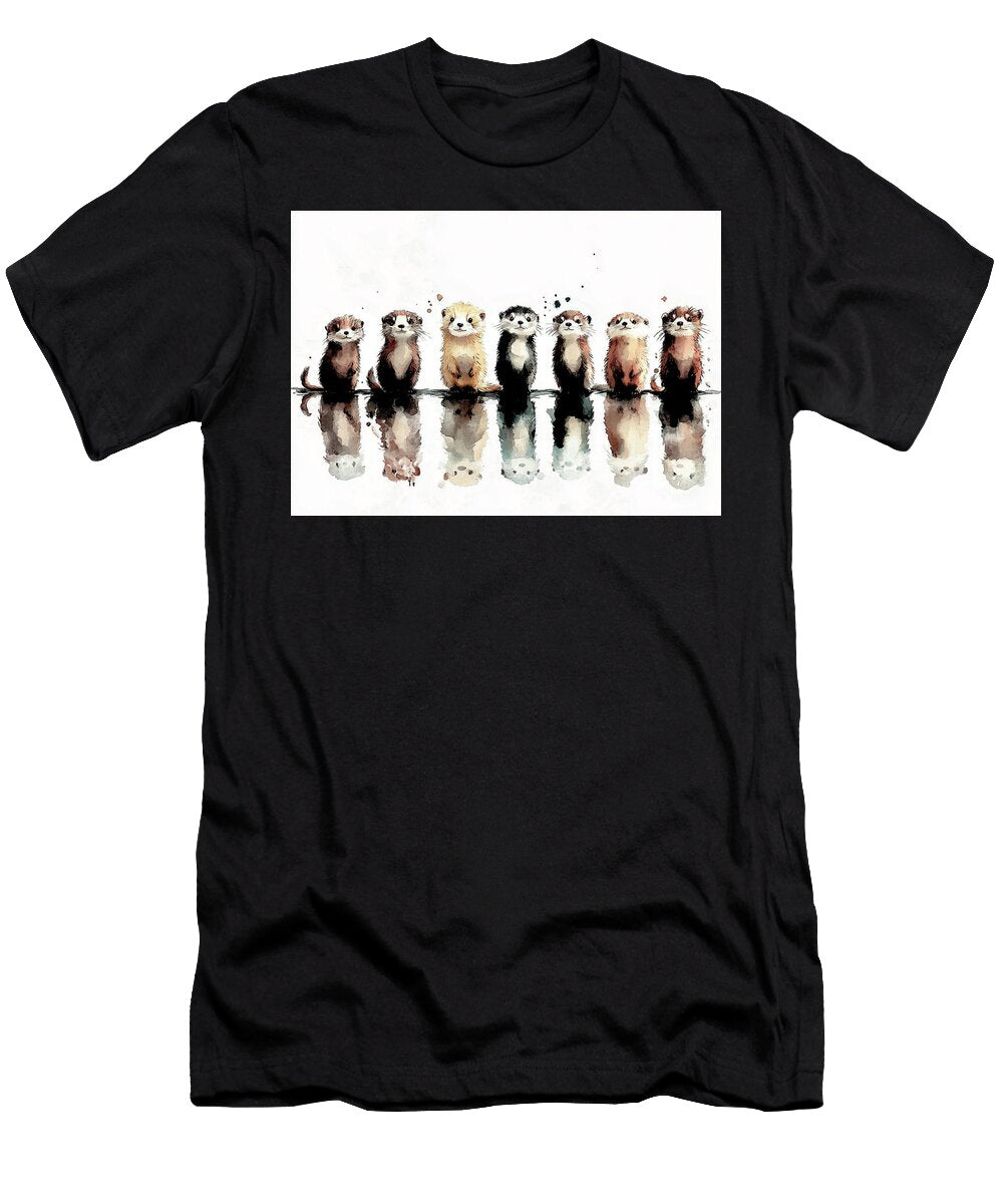 Ten Funny Ferrets Giunia Sigworth T-Shirt