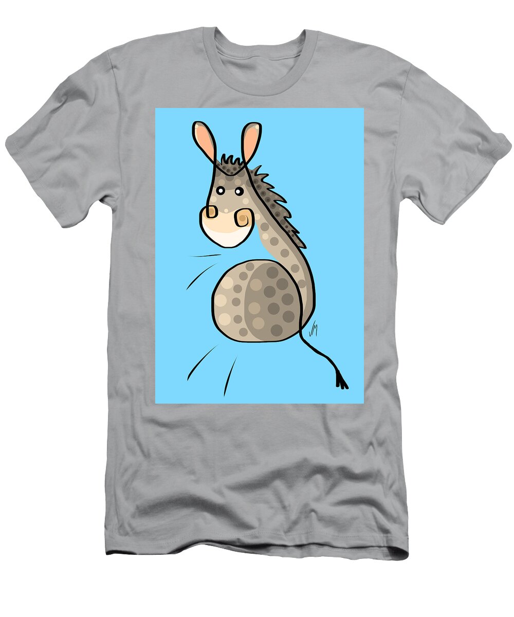 Thoughts and Colors Series Donkey Veronica Minozzi T-Shirt