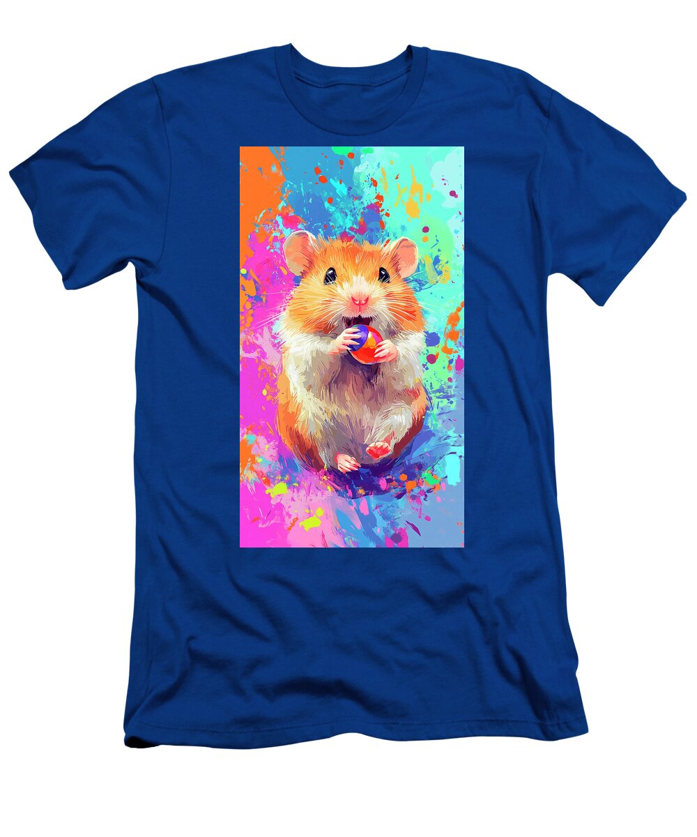 Vibrant Hamster with a Ball Cortez Schinner T-Shirt